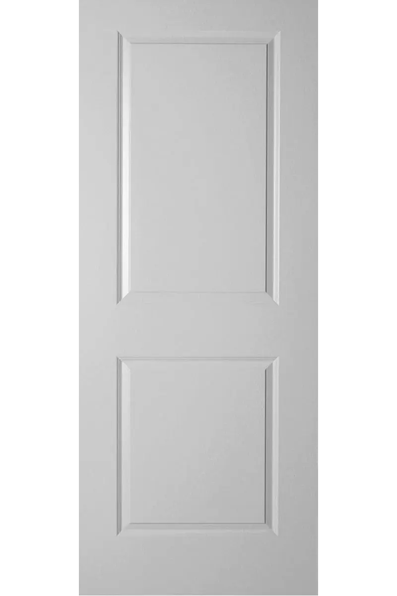 Traditional moulded panel door with timeless design and consistent precast finish