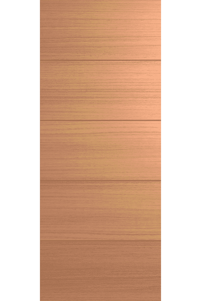 Linear Internal Contemporary door with innovative contrasting timber design